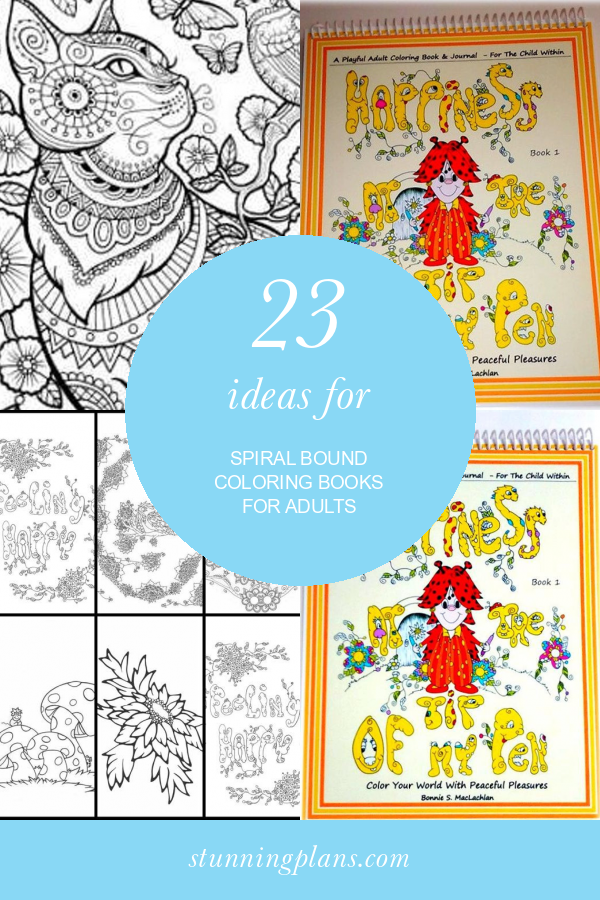 23 Ideas for Spiral Bound Coloring Books for Adults Home, Family